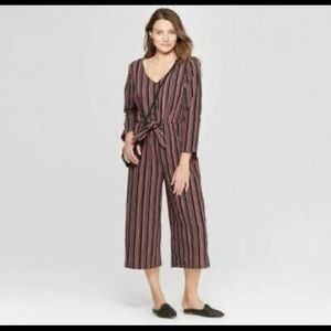 Universal Thread Striped Jumpsuit size small